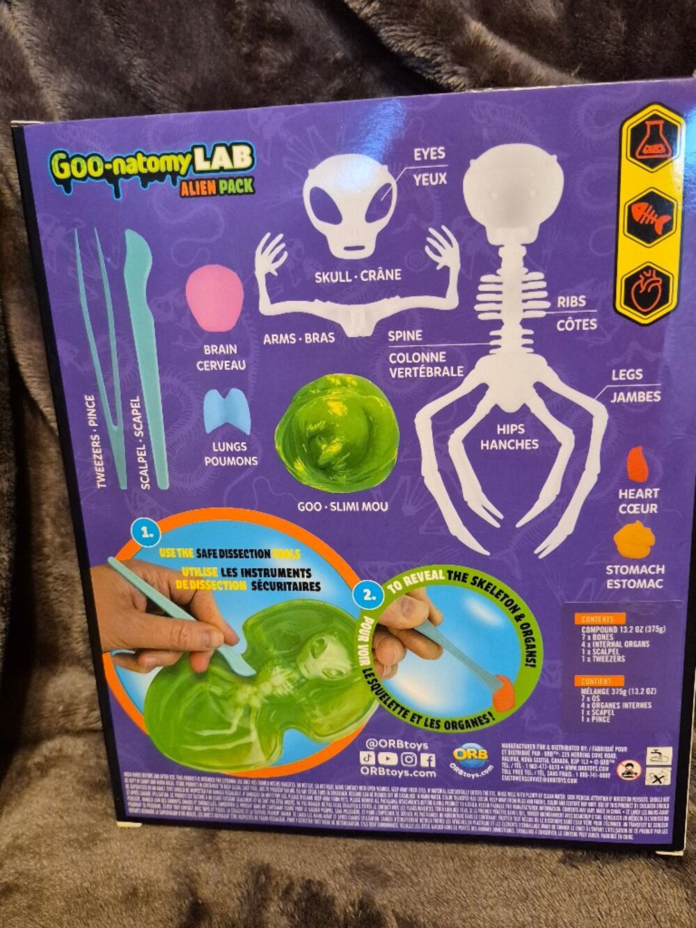 HTF Alien Dissection Kit GOO-NATOMY LAB ALIEN PACK Specimen Explorer Kit - Picture 7 of 8